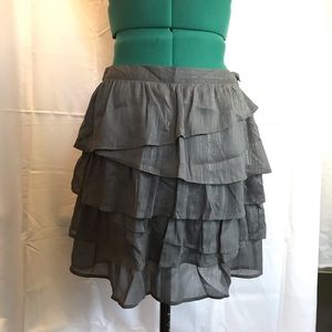 DONATING SOON H&M shimmering layered skirt